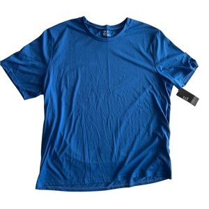 Z by Zella Short Sleeve Men's Performance Blue T-Shirt